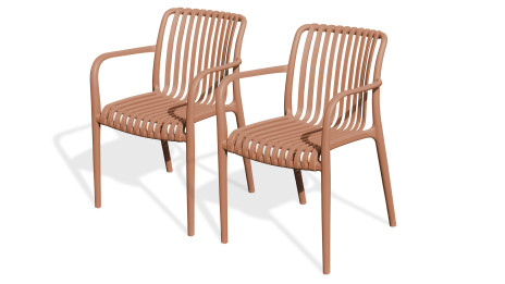 Lot composé de 2 fauteuils...