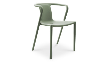 Fauteuil de jardin empilable DIEGO en polypropylène - OLIVE