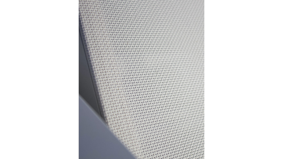 Bain de soleil multi-positions IBIZA en aluminium et textilène - BLANC