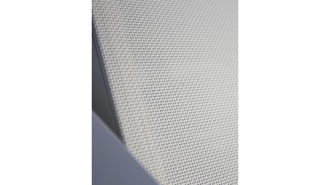 Bain de soleil multi-positions IBIZA en aluminium et textilène - BLANC
