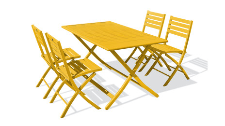 Lot composé d'une table de...