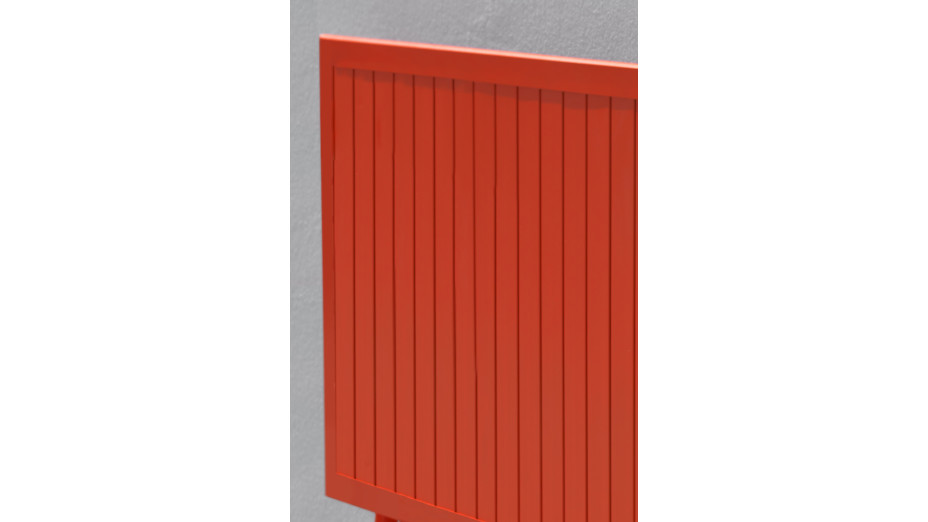 Table de jardin pliante MARIUS (140x80 cm) en aluminium - ORANGE
