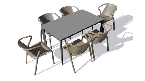 Lot composé d'une table de...