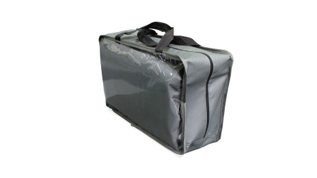 Housse de protection pour salon de jardin encastrable OCEANE-LUNCH (146x133 cm) - GRIS CIMENT