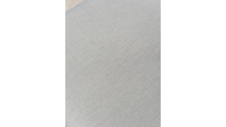 Salon de jardin d'angle IRUN 6 places en corde tissée et aluminium - GRIS