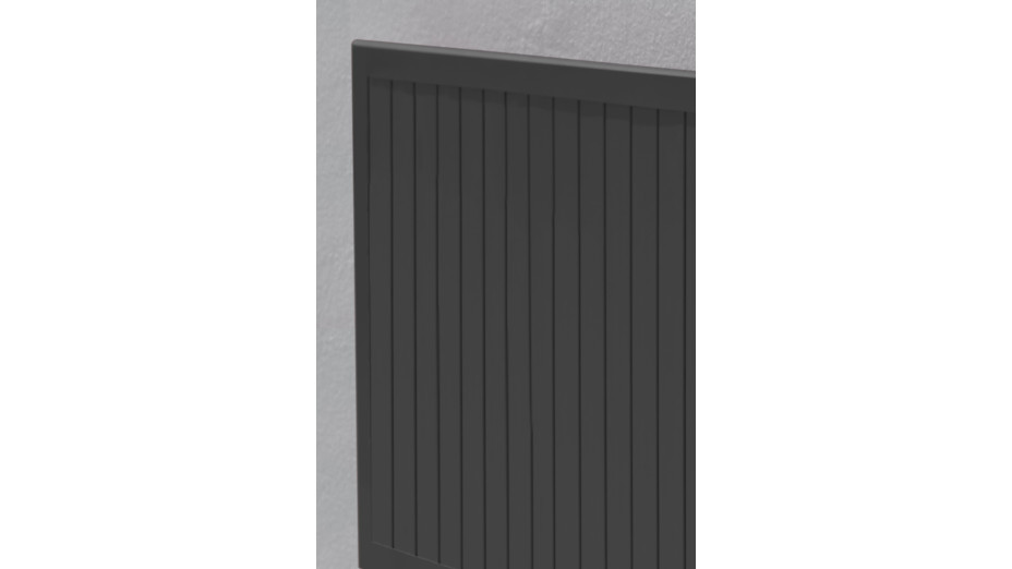 Table de jardin pliante MARIUS (140x80 cm) en aluminium - GRIS ANTHRACITE