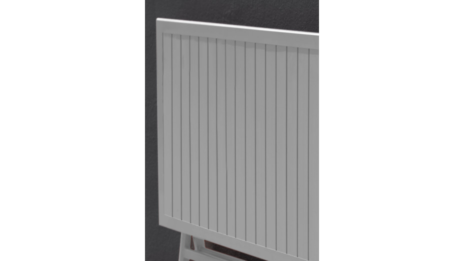 Guéridon de jardin pliant MARIUS (70x70 cm) en aluminium - GRIS