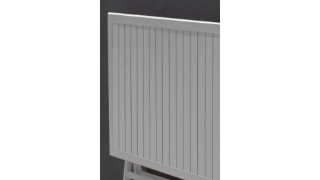 Guéridon de jardin pliant MARIUS (70x70 cm) en aluminium - GRIS