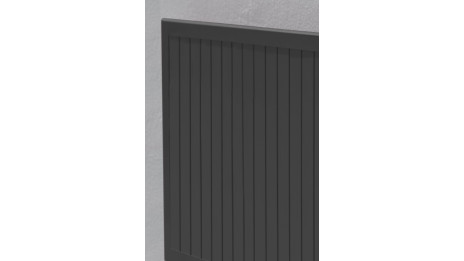 Guéridon de jardin pliant MARIUS (70x70 cm) en aluminium - GRIS ANTHRACITE
