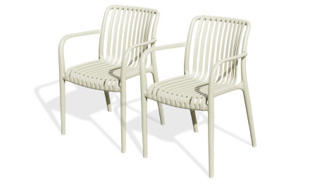 Lot composé de 2 fauteuils...