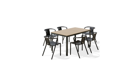 Lot composé d'une table...