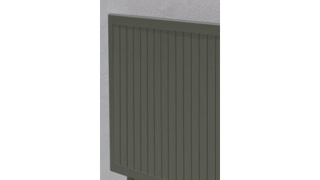 Guéridon de jardin pliant MARIUS (70x70 cm) en aluminium - VERT KAKI