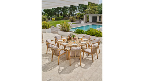 Ensemble repas de jardin...