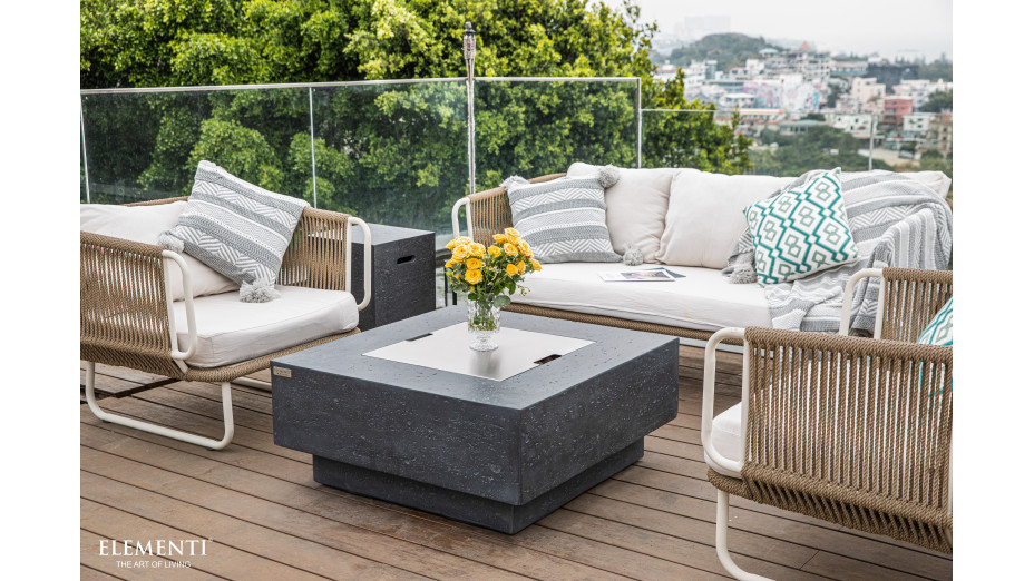 SET BRASERO TOUTES OPTIONS MANHATTAN GRIS FONCÉ