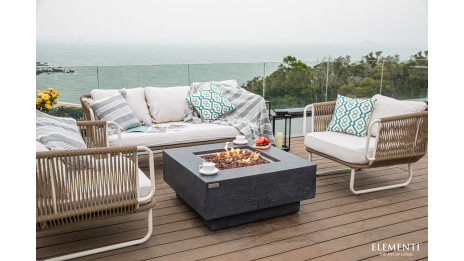 SET BRASERO TOUTES OPTIONS MANHATTAN GRIS FONCÉ