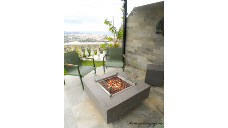 Set Brasero toutes options Manhattan gris clair