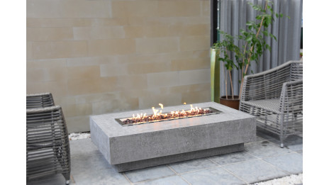 Set Brasero toutes options Hampton gris clair