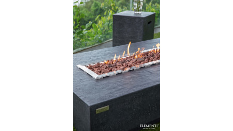 Set Brasero toutes options Hampton gris foncé