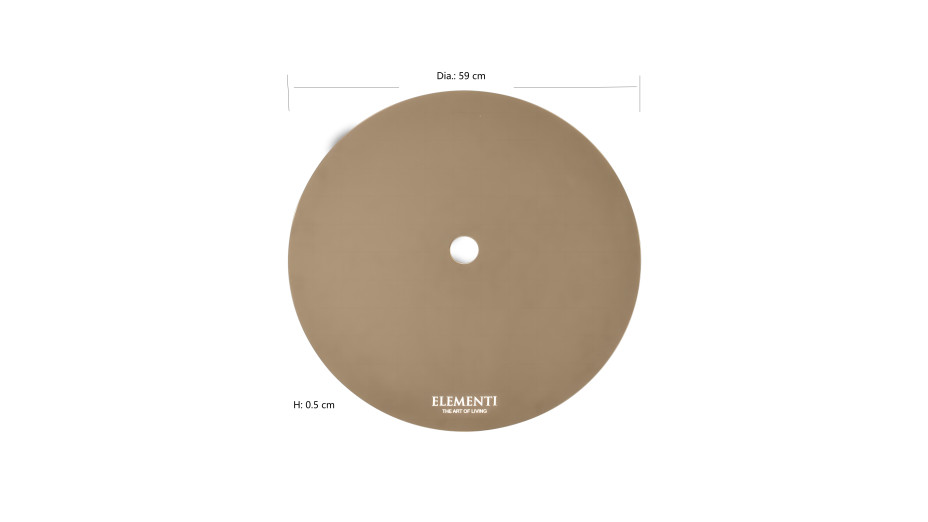 Couvercle de foyer Rond pour table Brasero Lafite