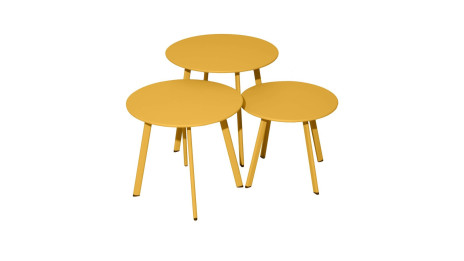 Table basse Massaï ronde 45 cm