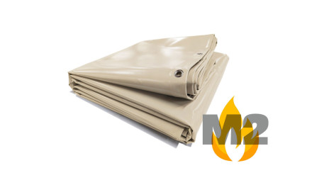 Bâche ignifugée M2 sur mesure