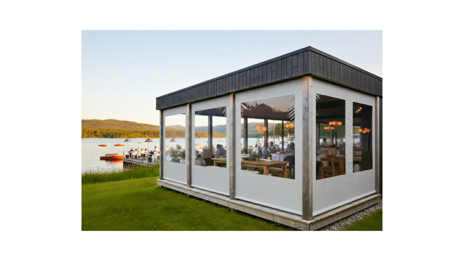 Bâche sur mesure pour terrasse