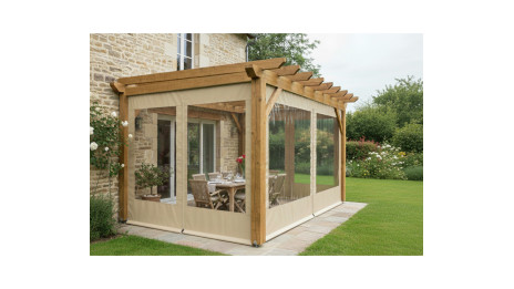 Bâche sur mesure pour terrasse