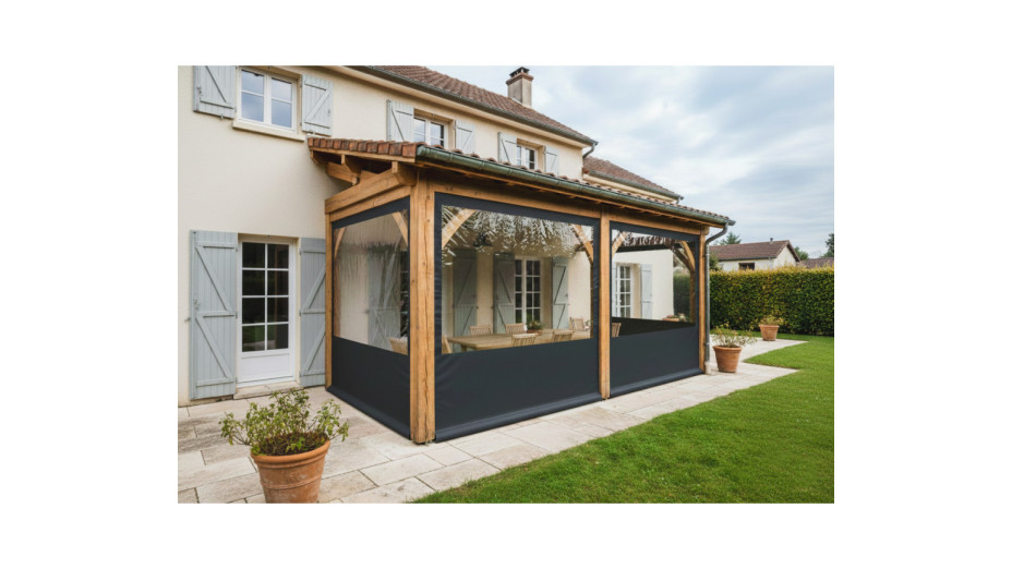 Bâche sur mesure pour terrasse