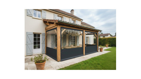 Bâche sur mesure pour terrasse