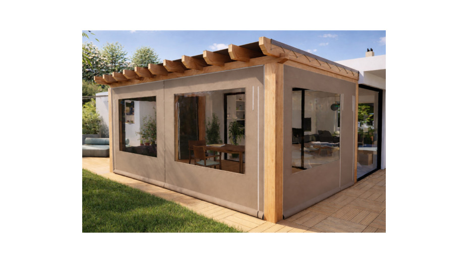 Bâche sur mesure pour terrasse