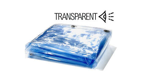 Bâche transparente sur mesure