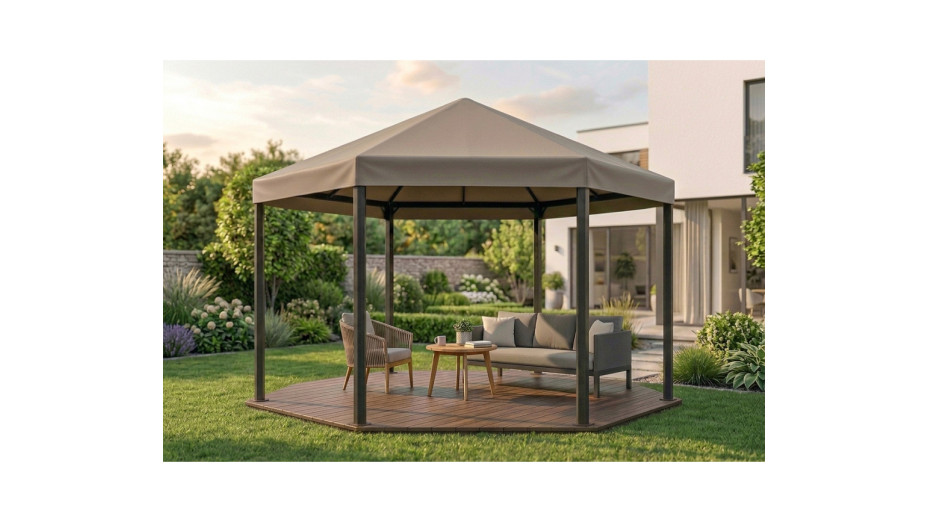 Toile sur mesure pour tonnelle