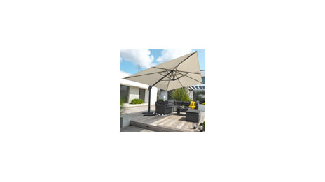 Parasol déporté rectangulaire